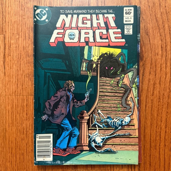 Lot of 7 DC Night Force Comic Books 1983 Numbers 6 7 8 10 11 12 13 - Picture 6 of 12